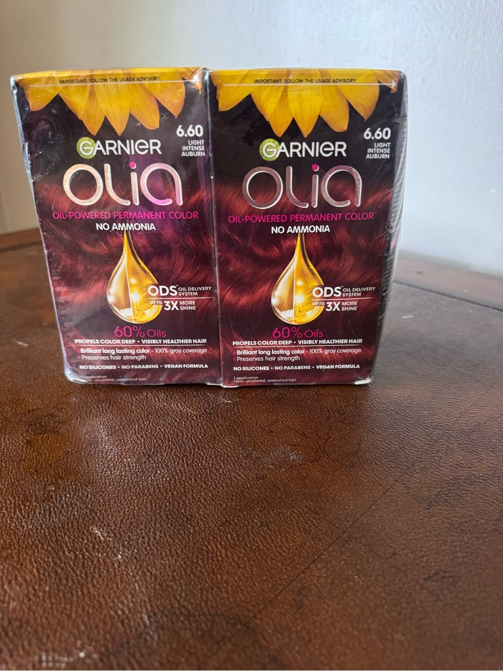Garnier Olia Permanent Color Boxes - Yellow, Gold, Brown